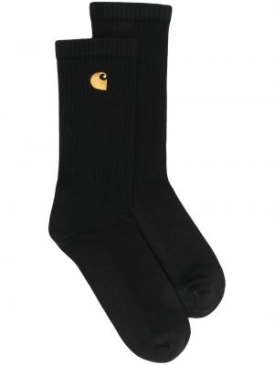 Socken mit stickerei Carhartt Wip schwarz