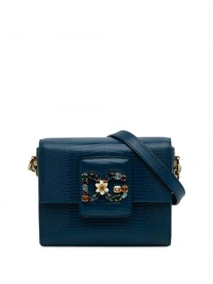 Чанта през рамо Dolce & Gabbana Pre-owned синьо