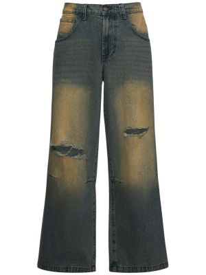 Luźne jeansy z dziurami Jaded London - niebieski