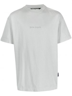 T-shirt mit print Palm Angels grau