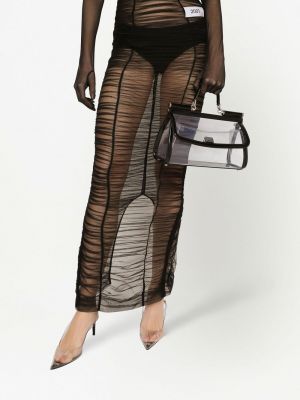Transparente umhängetasche Dolce & Gabbana schwarz