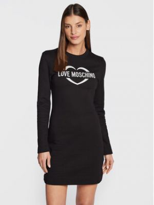 Черное платье Love Moschino