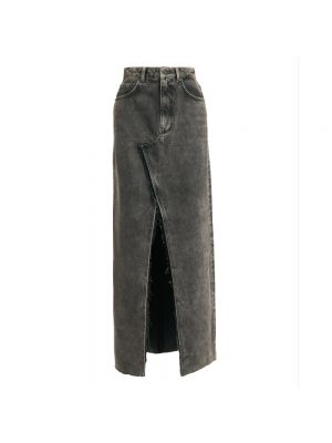 Spódnica jeansowa Essentiel Antwerp czarna