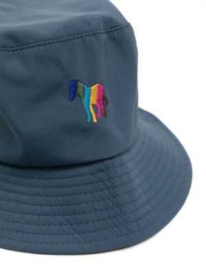 Kepurė su zebro raštu Ps Paul Smith mėlyna