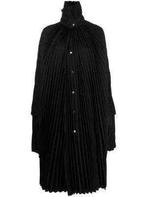 Плисирана миди рокля Junya Watanabe черно