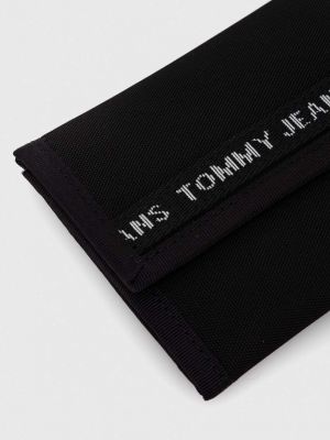 Nylonowy portfel Tommy Jeans czarny