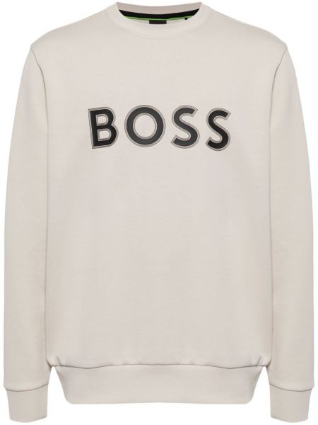 Sweatshirt aus baumwoll mit print Boss