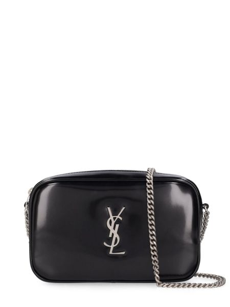 Farvet taske Saint Laurent sort