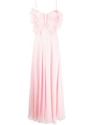 Копринена вечерна рокля Blugirl розово