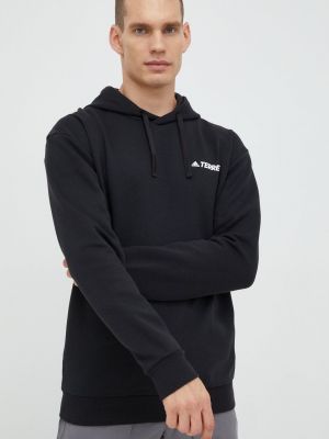 Hoodie s kapuljačom Adidas Terrex crna