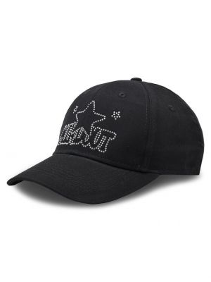 Kepurė su snapeliu su žvaigždės raštu Mindout juoda