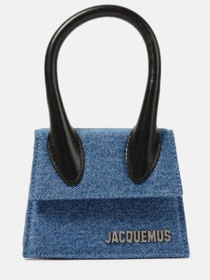 Shopper kabelka Jacquemus modrá