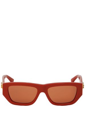Okulary przeciwsłoneczne Bottega Veneta pomarańczowe