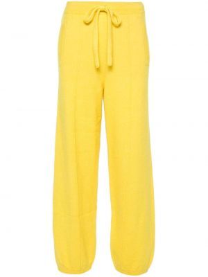 Αθλητικό παντελόνι Laneus κίτρινο