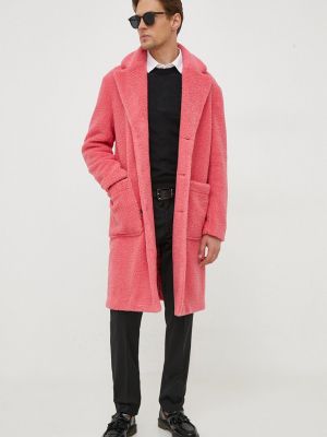 Пальто United Colors Of Benetton розовое