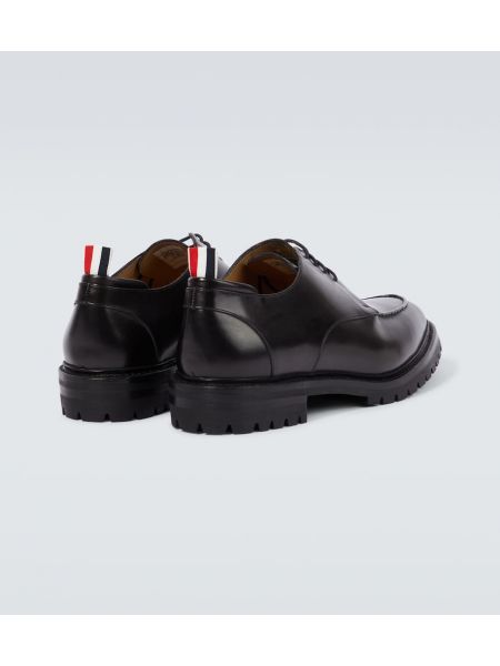 Chaussures de ville en cuir Thom Browne noir