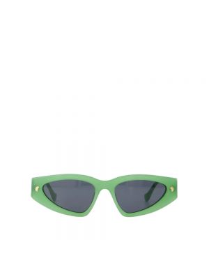 Okulary przeciwsłoneczne z kieszeniami Nanushka zielone