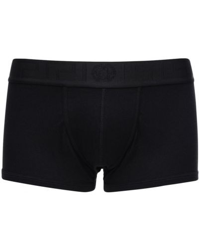 Bavlněné boxerky Versace Underwear černé