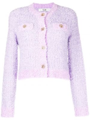 Cardigan con bottoni B+ab viola