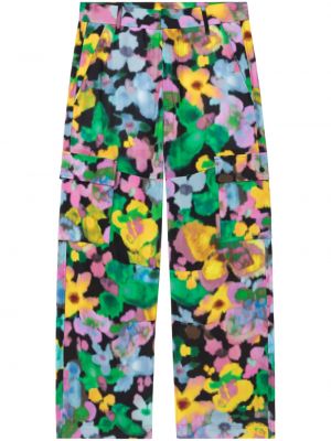 Карго панталони на цветя с принт Az Factory
