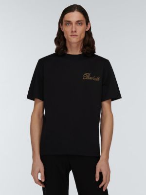 T-shirt di cotone Berluti nero