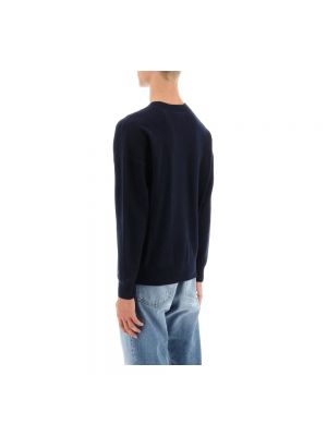Sweter żakardowy Isabel Marant niebieski