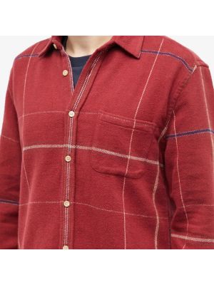 Flanell hemd Portuguese Flannel rot