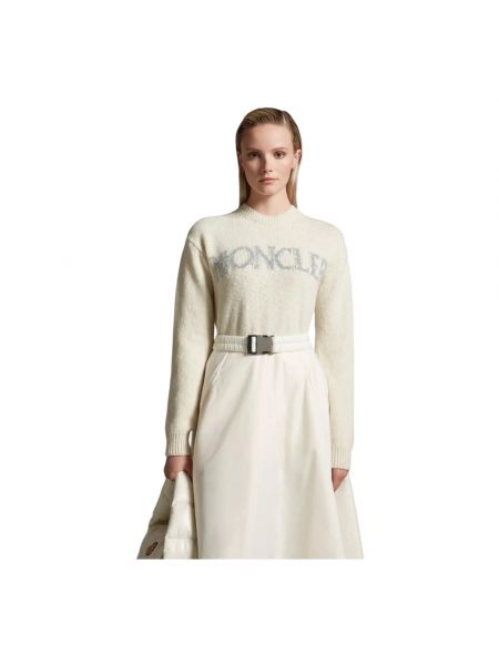 Jersey de lana de tela jersey Moncler blanco