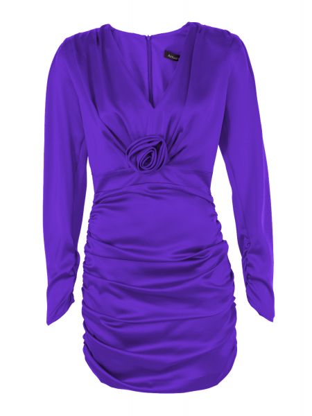 Платье мини Actualee фиолетовое