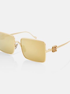 Слънчеви очила Loewe златисто