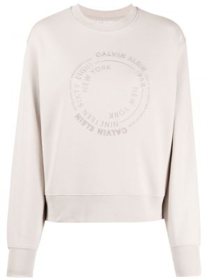 Sweatshirt mit stickerei aus baumwoll Calvin Klein