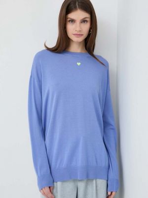 Шерстяной свитер Max&co синий
