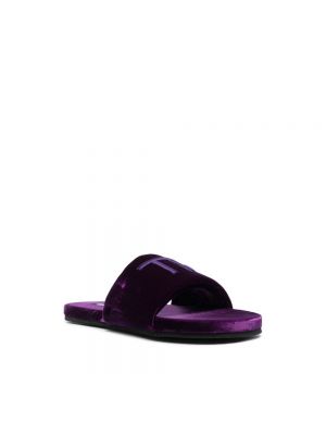 Sandalias de terciopelo‏‏‎ Tom Ford violeta