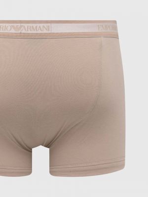 Slipy Emporio Armani Underwear beżowe