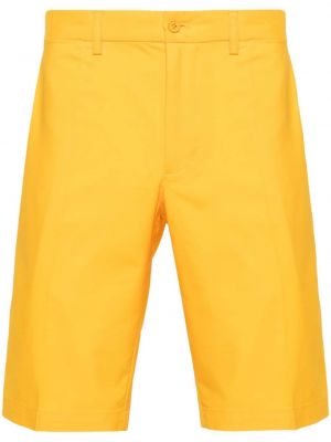 Shorts mit stickerei J.lindeberg gelb