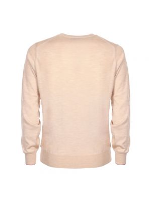 Jedwabny sweter z kaszmiru Brunello Cucinelli beżowy