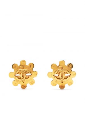 Boucles d'oreilles à fleurs Chanel Pre-owned