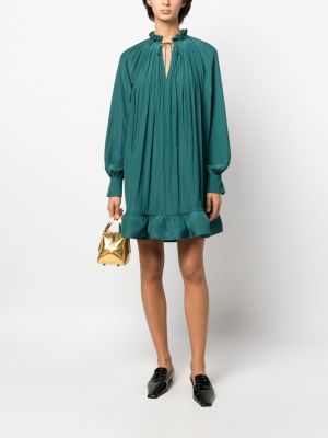 Kleid mit rüschen ausgestellt Lanvin grün