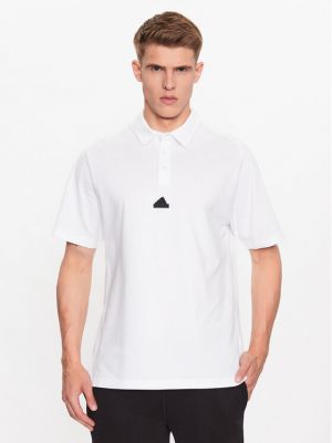 Polo marškinėliai Adidas balta