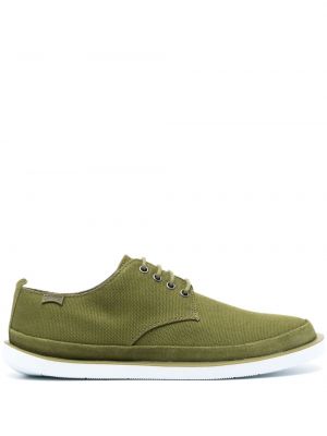 Pantofi cu șireturi din dantelă Camper verde