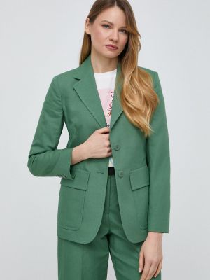 Однотонний піджак Weekend Max Mara зелений
