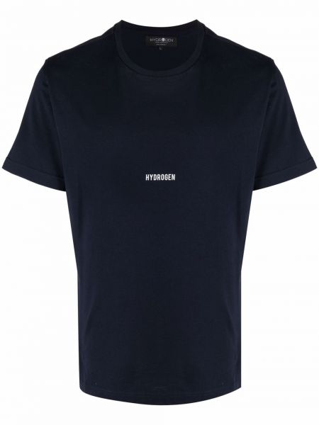 Camiseta con estampado Hydrogen azul