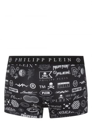 Bokserki bawełniane z nadrukiem Philipp Plein