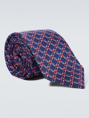 Копринена копринена вратовръзка Gucci