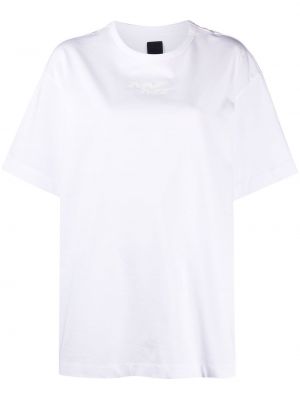 Памучна тениска с принт Juun.j бяло