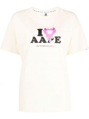 Памучна тениска с принт Aape By *a Bathing Ape®