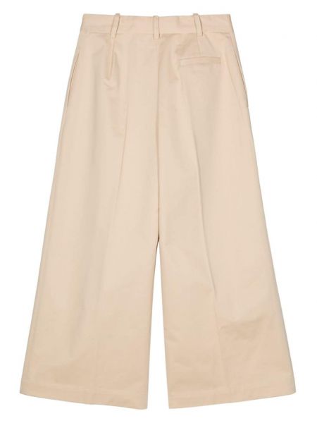 Pantalon en coton Semicouture beige