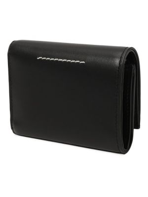 Кожаный кошелек Mm6 черный