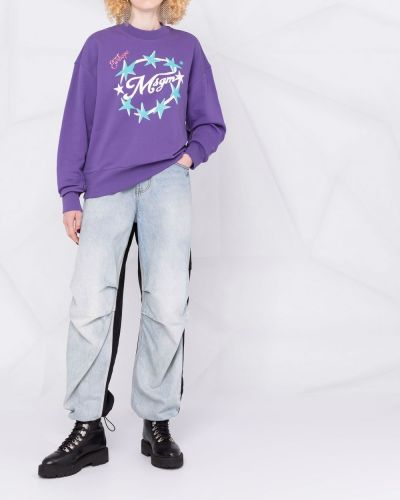 Jersey de tela jersey Msgm violeta