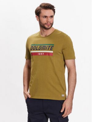 Priliehavé športové tričko Dolomite khaki